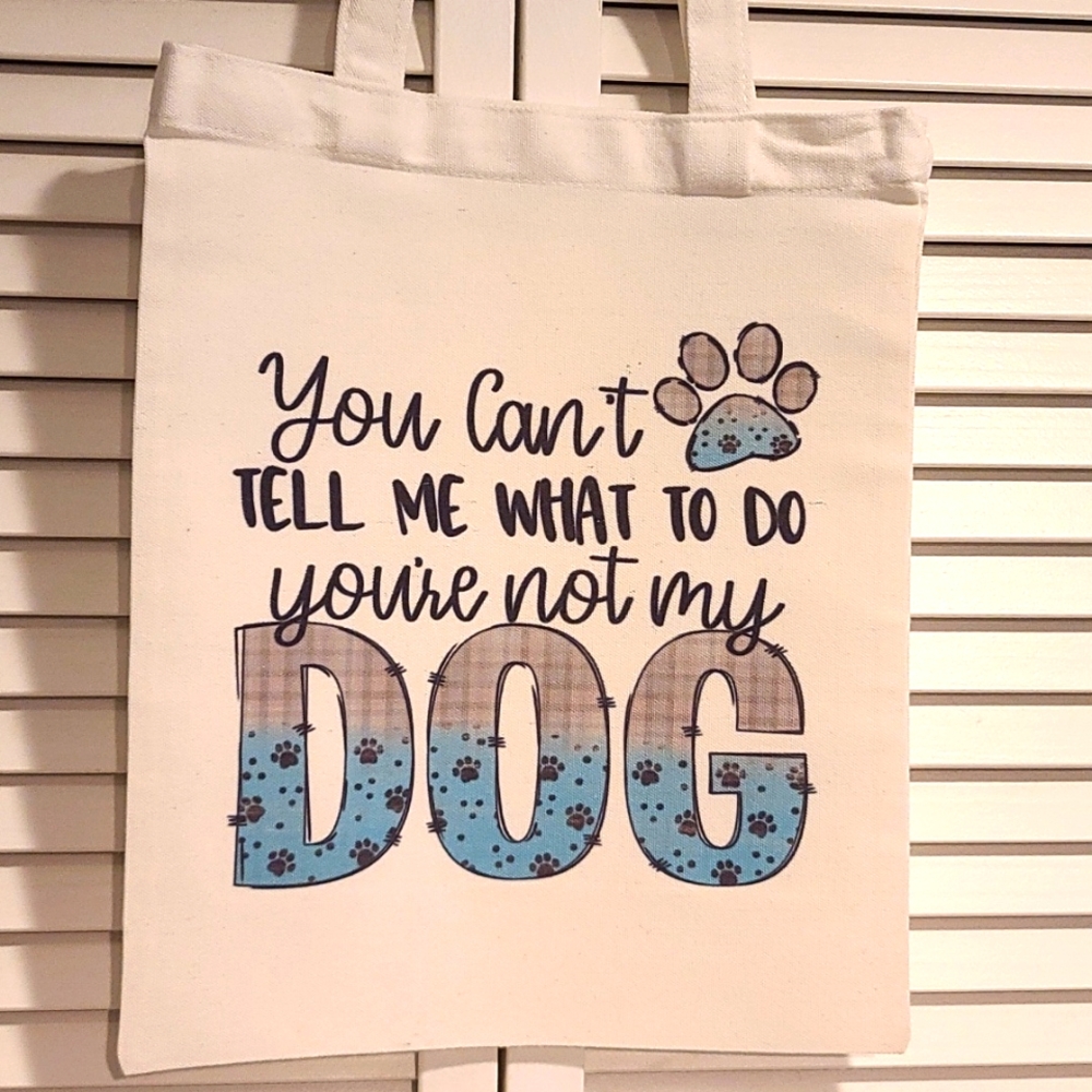DOG owner Canvas Shoulder Tote Bag